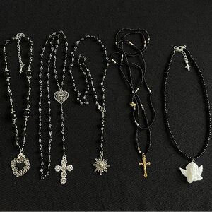 Gothic Beaded Necklace Bundle